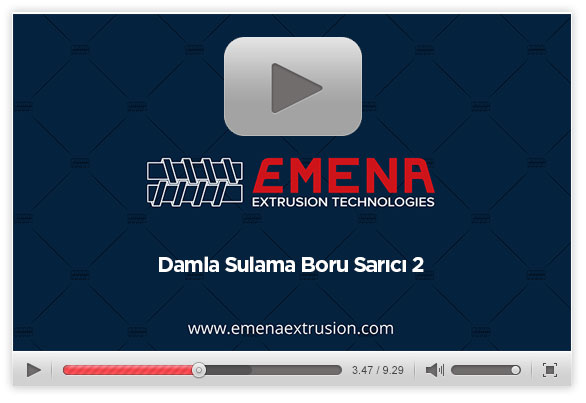 Damla Sulama Boru Sarıcı 2